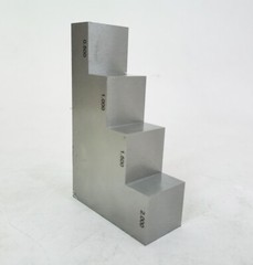 Ultrasonic Test Block 0.500″ 1.000″ 1.500″ 2.000″ 304 Stainless Steel 4 Step