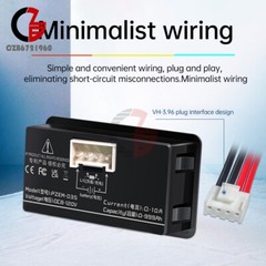 PZEM-035 Digital Voltage Current Meter Battery Capacity Tester Coulometer 8-120V