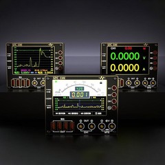 Compact C09 I2C Waveform Ammeter with Triple Display and Fast Response