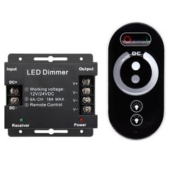 Full Color RGB Controller with Touch Remote for DC12V and DC24V Light Strips