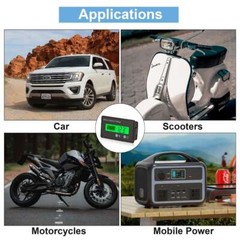 1/2 Pack 12v 24v 36v 48v Battery Monitor,Car Golf cart Battery Indicator Meter