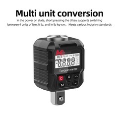Digital Torque Wrench Adapter Torque Meter Electronic Torque Tester 17-340N·m