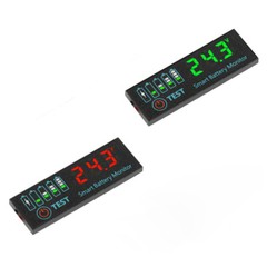 2PCS DC7-55V Li-ion Battery Level Indicator Tester LED Voltage Power Monitor