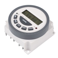 Weekly Programmable TM619 Timer Switch with LED Indicator and LCD Display