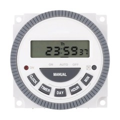 Weekly Programmable TM619 Timer Switch with LED Indicator and LCD Display