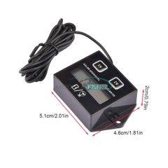 Digital RPM Tach Hour Meter Tachometer Gauge For Motorcycle Dirt Bike 2/4Stroke,