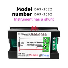 DC7V-20V 14-600V Voltage Current Power Electricity Meter intelligent LCD Display