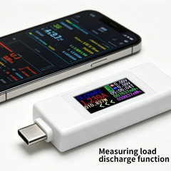 10 in 1 USB Type C Bi-directional Tester DC Voltage Current Capacity Meter