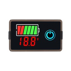 LED Digital Voltmeter Twowire DC8100V Battery Monitor for Voltage Measurement