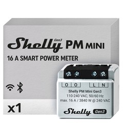 Shelly PM Mini Gen3 | WiFi Smart Power Meter 1 Channel 16 A | Home…