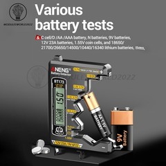 ANENG Button Cell Battery Tester 9V N AA AAA Universal Digital Battery Tester
