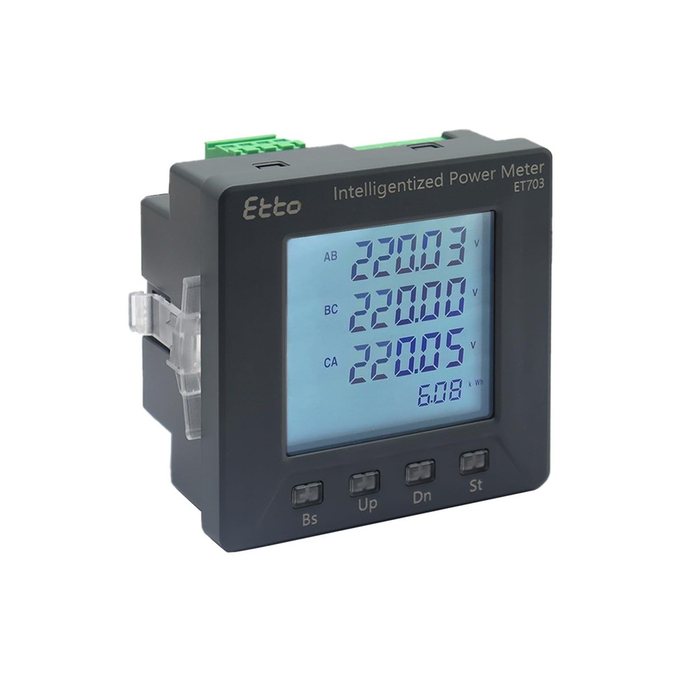 3 Phase Full Power Current Voltage Power Meter Intelligent Multi-Function Pro…