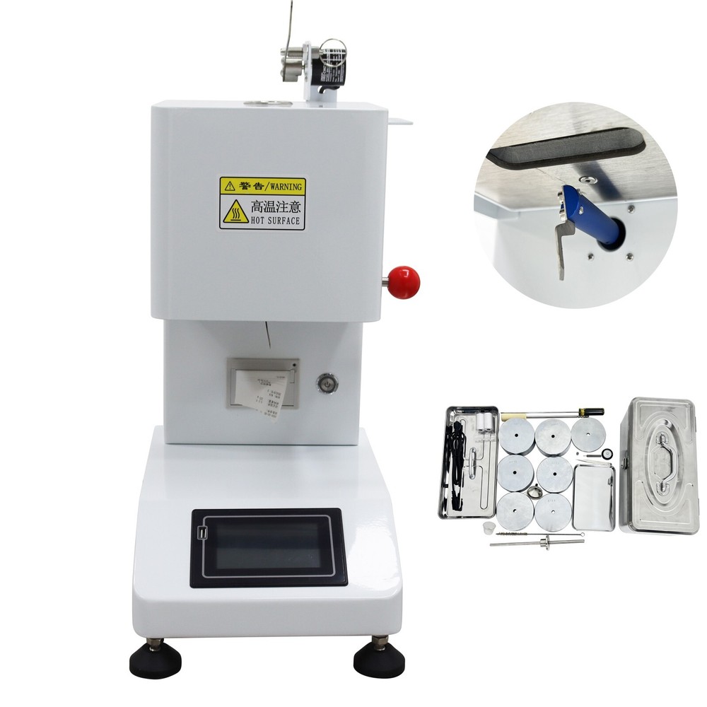 Lab Automatic Melt Flow Index Rate Tester MFR Index Instrument for Plastic 500W