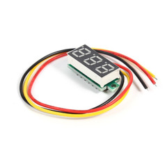 0.28 Inch Small Digital Digital Display Adjustable Three Line DC0-100V Voltmeter