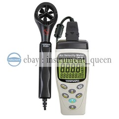 TENMARS TM-403 Anemometer 0.4~25m/s Air Meter Airspeed/Temperature/Humidity