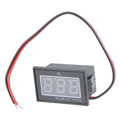New Waterproof Battery Meter Auto Car Gauge Digital Voltmeter LED Red/Green/Blue