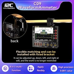 I2C C09 Waveform Ammeter Dual Channel Voltage Current Tester Measurement Tester