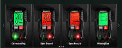 Circuit Breaker Finder LCD, GFCI Tester, NCV Tracer Tool w/ Flashlight, Case KT3