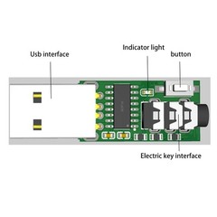 Dual Typec Interface CW Trainer for For mobile and Computer Applications
