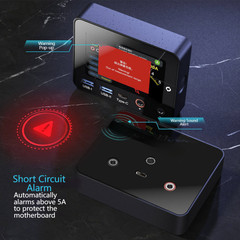 Current Analyzer for Mobile Device Repair Featuring Banana and USB Support