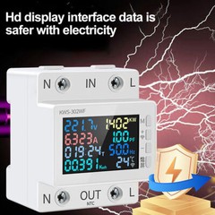 WIFI APP Digital Energy Tester Power Voltage Amps Watt Kwh Meter AC 170V-270V