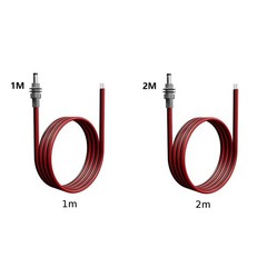 Heavy Duty 14AWG Cable for Starlink Red and Black Double Parallel DC Power Wire