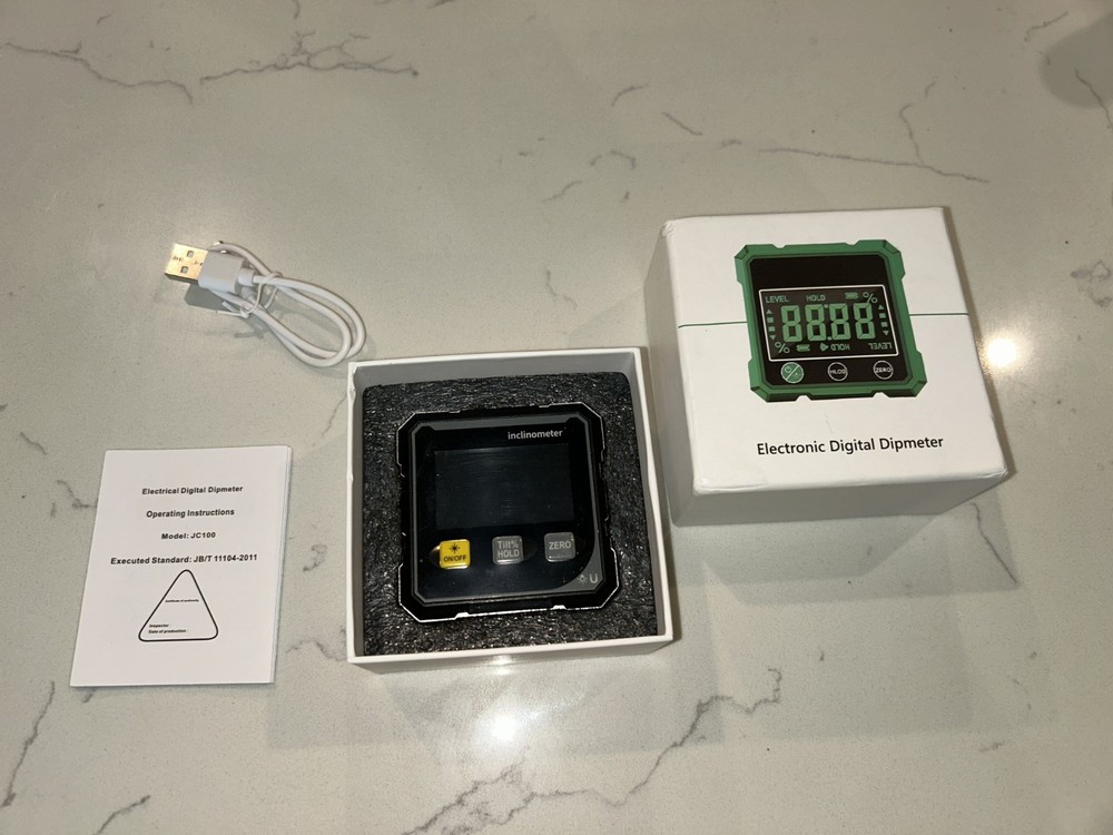 NEW Electronic Digital Dip Meter With Magnetic Base and LCD JC100