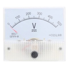 DC Pointer Voltmeter HighAccuracy For Voltage Measuring Equipment DC 0~500V New