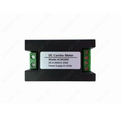 DC +/- 500A 200V Amp Volt Current Test Meter Battery Monitor Charge Discharge