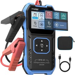 FNIRSI BTM24 Car Battery Tester 12V 24V, 02000 CCA Automotive Alternator Test…