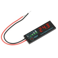 2PCS DC7-55V Li-ion Battery Level Indicator Tester LED Voltage Power Monitor