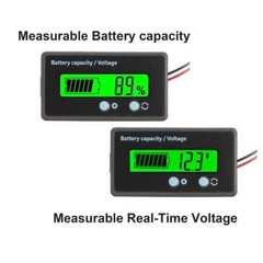 12V/24V/36/48V Battery Status Charge LCD Digital Indicator Monitor Meter Gauge