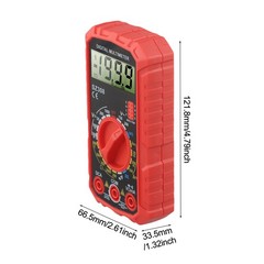 Compact SZ308 Multimeter for Measuring AC DC Voltage and Current Accurately