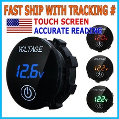 12V-24V Car Marine Motorcycle LED Digital Voltmeter Voltage Meter Battery Gauge