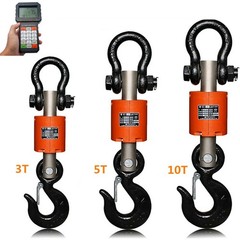 3T/5T/10T Wireless Digital Electronic Hanging Crane Scale Remote Control Handle