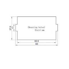 Two-wire Volt Meter LCD Digital AC Voltmeter and Frequency Meter 45.0-65.0hz USA
