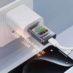 Universal USB C Voltage Current Tester for Laptops Phones Power Banks 50V 6A