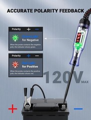 Automotive Circuit Tester 3-48V LED Test Light Digital Voltmeter Polarity Pen