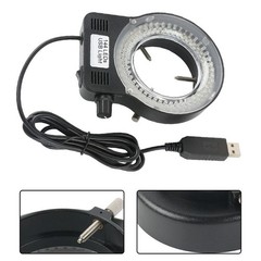USB Powered Adjustable LED Ring Light 72 or 144 LEDs for Microscope Equipment
