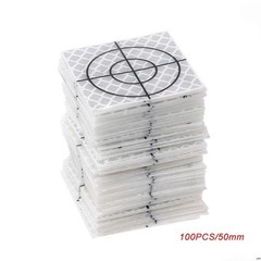 Reflective Target Reflector Acrylic Monitoring Total Station White 100pcs