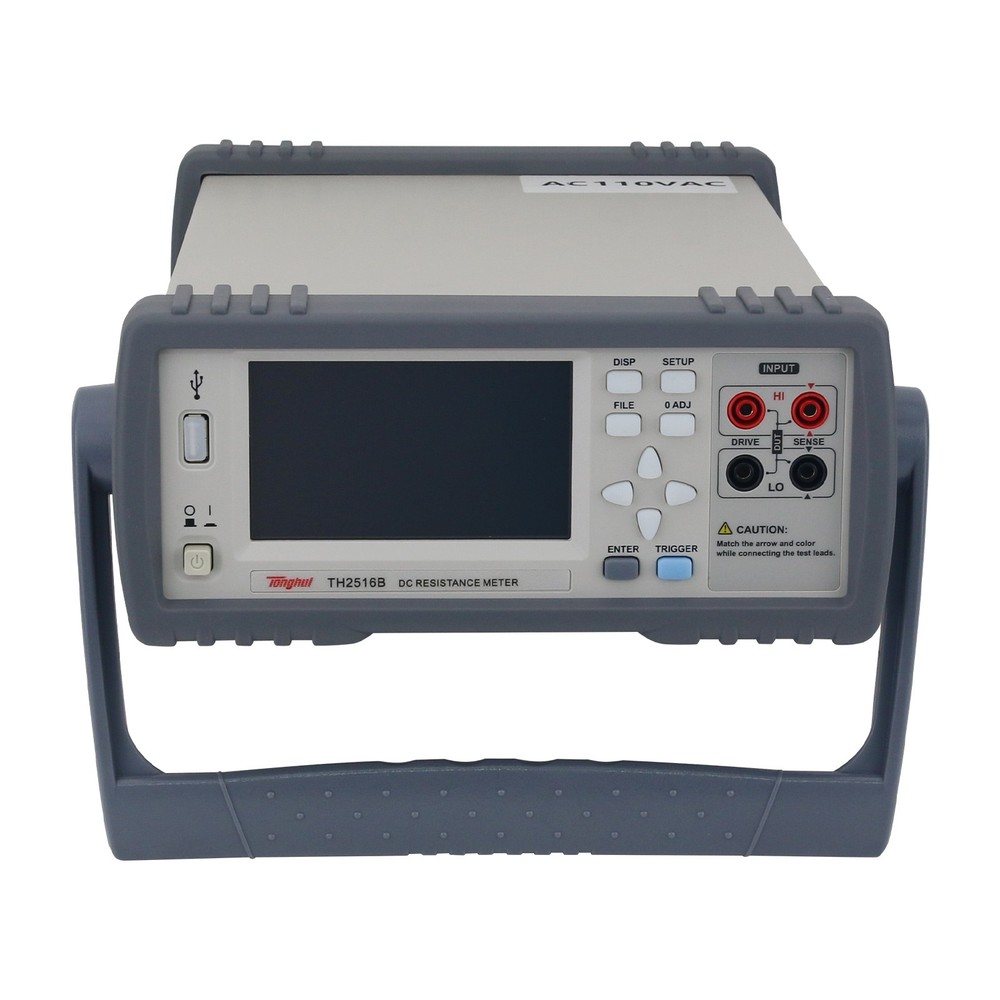 1uΩ-20KΩ DC Resistance Meter 32bits Resistance Meter 4.3″ Touch Screen TH2516B