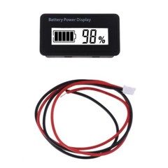Battery Capacity Green Backlight Waterproof Monitor Gauge Digital Test