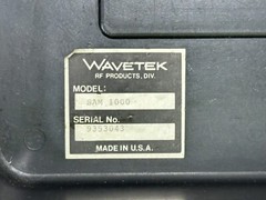Wavetek SAM 1000 Portable Signal Analysis Meter in Case ~ Working / READ