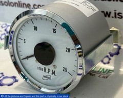 Noris R800 Analog RPM Gauge 0-2500 RPM Industrial Tachometer GE14-091 CL1.5