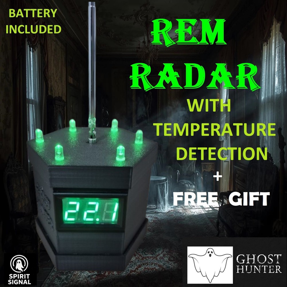 Ghost Hunting REM RADAR v.2 Activity Spirit Paranormal Detection GREEN LED