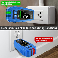 Circuit Breaker Finder, Digital Breaker Finder with GFCI Outlet Tester, AC 90-13