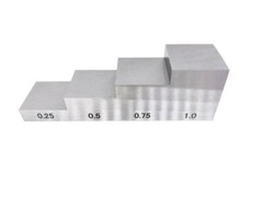 4 Step Calibration Block NDT Calibrator for Ultrasonic Thickness Gauge Meter