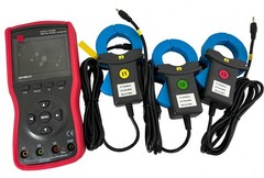3 Phase Digital Phase Voltmeter with AC 0-600V 0mA～600A 45-65.00Hz USB Interface
