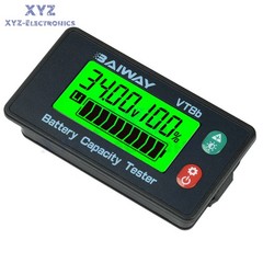 DC 8-120V Digital Voltage Battery Level Indicator Electric Vehicle Battery Gauge