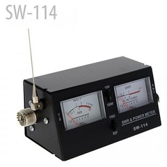 SW114 3 Function Analog Field Strength and Power Meter for CB Testing